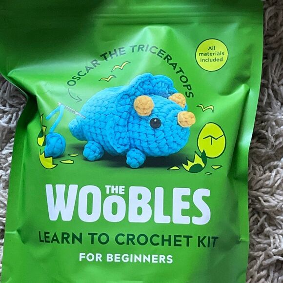 The Wobbles Crochet Kit For Beginners Lot Of 3 Dinosaurs NEW - Picture 4 of 9